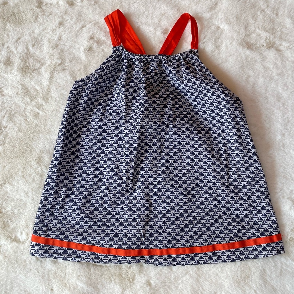 EUC Janie and Jack Sailboat Print Blouse